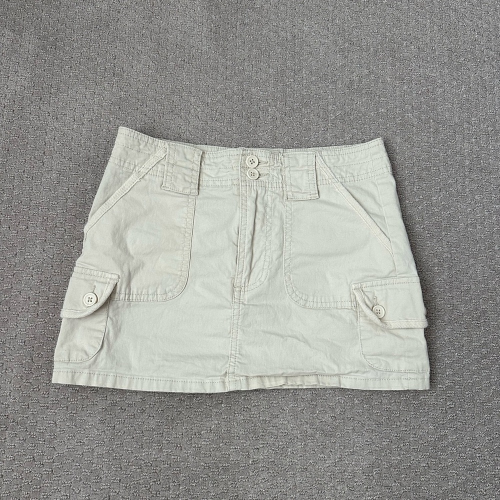 Tilly's Cream Mini Skirt